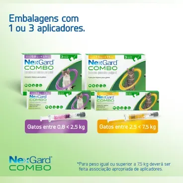 Nexgard_combo_embalagem com 1 ou 3 aplicadores